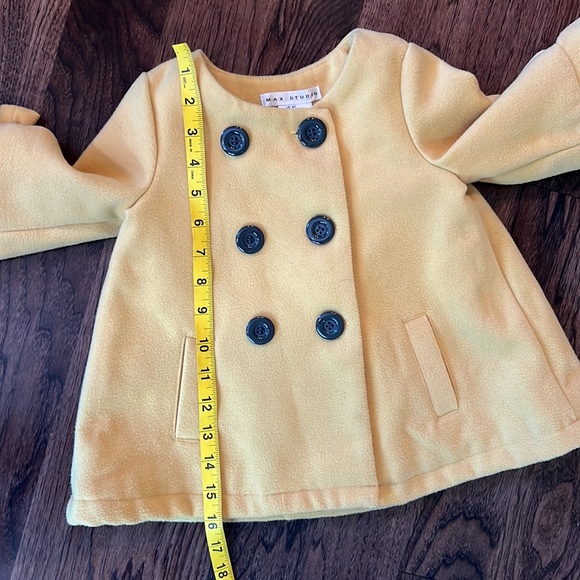 Max Studio Lined Swing Style Coat with Bow Details - Picture 9 of 9